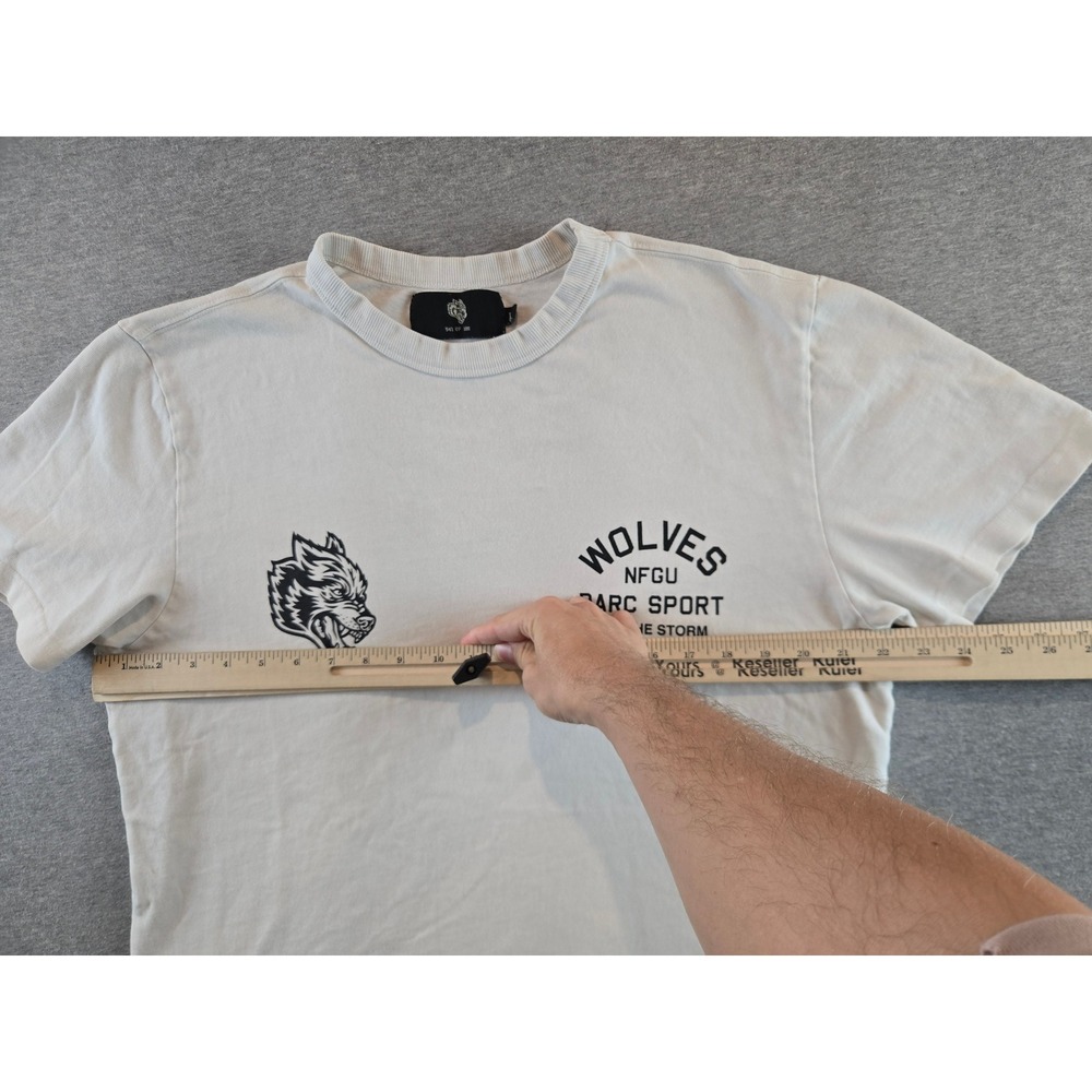 Darc Sport Wolves NFGU T-Shirt Mens L White Graphic Ltd Edition 541/1000 Gym - Picture 8 of 9